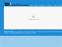Tablet Screenshot of medplusindia.co.in